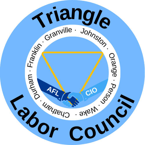 Triangle Labor Council The Triangle Labor Council's Logo.